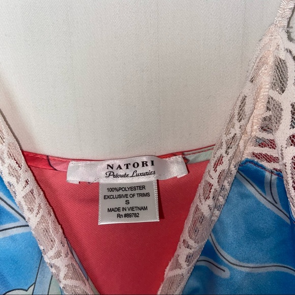 Natori Private Luxuries Lace Trim Floral Lingerie Cami Small - Picture 2 of 7